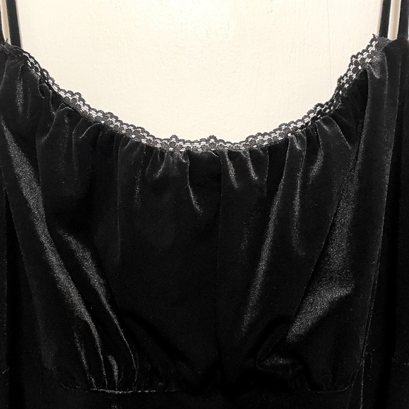 Valentina Velvet Midi Dress, Black - Size 3X - Picture 7 of 11